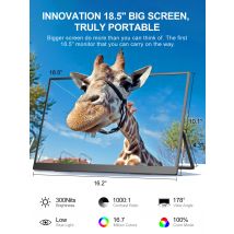 UPERFECT 18.5" Portable Monitor IPS PS5 XBOX 1080P 120Hz Gaming IPS Display For Laptop Dual USB C HDMI Computer Extend Screen