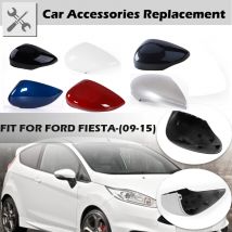 Rhyming Rearview Mirror Cover Housing Replacement For Ford Fiesta MK7 2009 2010 2011-2017 Side Wing Mirror Cap Car Accessories
