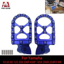 Motorrad Fußstütze Fußrasten Fußrasten Pedal Für Yamaha YZ 65 85 125 250 250F 450F 125X 250X 250FX 450FX WR 250F 450F 1997-2023