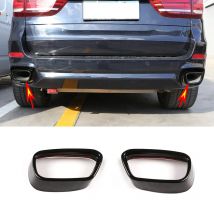 Edelstahl Auto Styling Schwanz Schalldämpfer Auspuffrohr Ausgang Abdeckung Trim Für BMW X5 F15 X6 F16 2014-2018 außen Zubehör