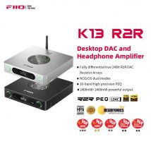 FiiO K13 R2R Desktop DAC i wzmacniacz słuchawkowy, High-Fidelity 24-bitowy DAC R2R, mocny wyjściowy sygnał 2400mW, streaming Bluetooth LDAC.