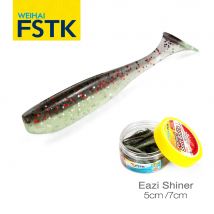 Weihai Fstk japanisches Material Eazi Shiner Swimbaits 7cm 5cm Silikon künstliche zweifarbige Wobbler Karpfen Angeln weiche Köder
