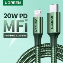 UGREEN MFi cavo da USB C a Lightning PD20W ricarica rapida per iPhone 14 13 12 Pro Max Mini cavo dati per iPhone per iPad