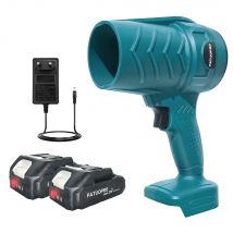 Cordless Violent Air Blower Rechargeable Turbo Jet Fan Powerful Blowing Dryer Handheld Car Cleaning Tools For Makita 18V Battery