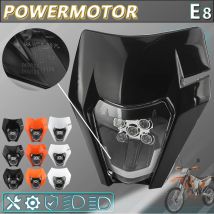 Placa de faro LED para motocicleta, accesorios para KTM EXC SX MX 250 300 450, carenado, Motocross, Dirt Bike, Supermoto, Enduro