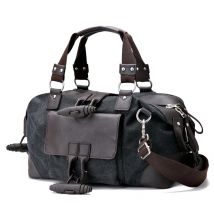 Vintage Herren Umhängetasche Leinwand Reise Handtasche große Kapazität männliche Umhängetasche Reisetaschen Messenger Pack Totes 15,6 Laptop