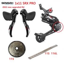 SENSAH SRX PRO 1x11 velocità, gruppo stradale 11 s, cambio R/L + deragliatori posteriori, ghiaia-bici Cyclo-Cross
