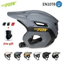 BATFOX Mountain Cycling helmet Off-Road Downhill 3/4 Bike Helmet Men Women Protection Safety Cap Ricing Road MTB Bicycle Helmets