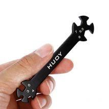 6-in-1 RC Special Tool Hudy Schraubenschlüssel 3/4/5/5,5/7/8 mm für Spannschlösser und Muttern Rc-Modell.