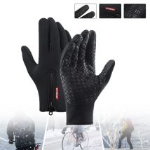 Universelle Winterhandschuhe für Herren, winddicht, Roller, Motorrad, Fahrradfahren, warme Touchscreen-Reißverschluss-Handschuhe für Harley, BMW, Honda