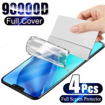 4 Stück Hydro gel Film Displays chutz folie für Huawei P30 P20 P40 P50 Lite für Huawei Mate 40 50 20 30 60 Film Lite Pro Full Protector