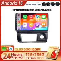 Android 15 For Suzuki Jimny 1998 - 2004 Multimedia GPS Car Radio Video Player Navigation CarPlay Auto Head unit 5G wifi No 2din
