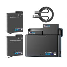 Für DJI Osmo Action 3 Action 4 Batterie LED Dual Slot Ladegerät USB Lade Hub Action Kamera für Action 4/3 Zubehör