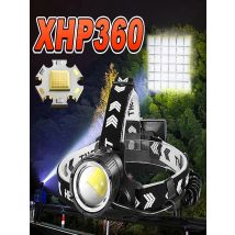 Super High Power XHP360 Headlamps Type-C Rechargeable 36 Core Head Lamp Waterproof Long Shot Super Bright Head Torch for Hunting