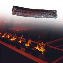 Simulation Flamme Holzkohle streifen rollenden Grill korb europäischen Harz Kamin Brennholz Requisiten für Indoor Outdoor Schlafzimmer Kinder