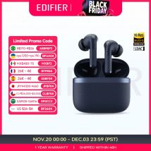 Edifier W260NC ANC Auriculares TWS con cancelación de ruido Auriculares inalámbricos Bluetooth 5.3 de alta resolución con LDAC, 32 horas, conexión múltiple
