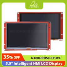 Nextion 5,0 Zoll LCD-TFT HMI-Anzeigemodul Intelligente Serie RGB 65K Farbkapazitives/resistives