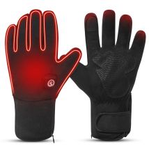 Snow Deer Guanti invernali riscaldati da 2200 MAH Moto Motoslitta Antivento Recycle Batteria Touch Screen Sci Scaldino Copri dita