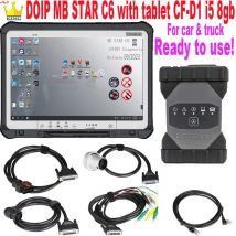 DOIP VCI MB Star C6 sd connect VCI Multiplexer c6 support plus DOIP WIFI For BENZ car And truck with laptop CFD1 Diagnostic Tool
