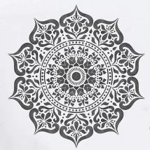 30*30cm Große Mandala Totem Rad DIY Schichtung Schablonen Wand Malerei Sammelalbum Färbung Präge Album Dekorative Vorlage