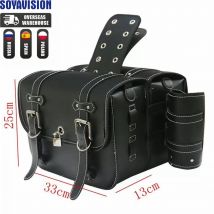 Bolsas traseras para equipaje para Sportster 883 1200 Honda Yamaha Suzuki, alforja para motocicleta, bolsas laterales para motocicleta, piezas de herramientas de almacenamiento