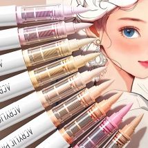 Juego de marcadores de pincel acrílico, juego de marcadores artísticos con sistema de control de tinta automático de la serie Pro Color surtido, 9 unidades/juego