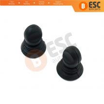 ESP792-1 2 Pieces Manual Wing Mirror Inner Adjuster Lever Adjustment Knob Handle Button Cover