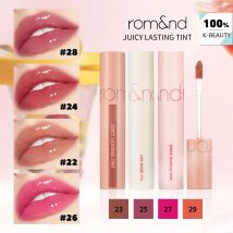 rom&nd JUICY LASTING TINT-8 Colori, Idratante Non Appiccicoso, Trucco di Lusso a Lunga Durata, Cosmetico Coreano, K-Beauty, Makeup Coreano