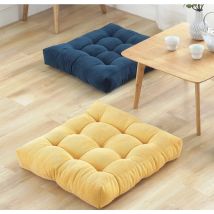 Großes quadratisches Boden kissen verdicktes Bodens itz kissen Meditation Tatami Mat Pad Ottomane Hocker für Yoga Office Home Cafe Stories