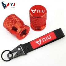 Motorrad Schlüsselbund Schlüssel Ring Kette Für NIU M1 M + N1S NGT N1 NT NX NXT U1 U + UNS U + eine U + b UQI Reifen Ventil Stem Cap Abdeckung Zubehör