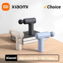 XIAOMI Mijia Mini-Faszienpistole, 3 tragbare Muskelmassagepistole, 12 kg Schub, bürstenloser, leiser Motor, 3 Massageköpfe, entspannen den Körper