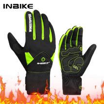 INBIKE Winter Cycling Gloves Man Touch Screen Bicycle Gloves Thickened Men's Gloves MTB for Riding Bike Motorcyclist Accessories