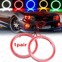 Anelli LED COB Angel Eyes 2P 9V-30V per Auto, Moto, Scooter, Luci Fendinebbia e Fari 60 70 80 90 95 100 110 120mm Bianco Rosso Verde