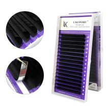 LAKANAKU Klassische Wimpernverlängerung De Cils Mattschwarz Volumen Wimpernverlängerung Seidenwimpernverlängerungszubehör