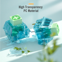 GGBOY Kailh Box Switch, interruptores táctiles Clicky de verano, Teclado mecánico personalizado Cherry MX, 5 pines, interruptor para Feker 75 GMK67 GK61