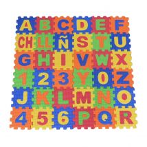 Tappetini da gioco 36 pz 9 cm Numero Alfabeto Puzzle Schiuma Matematica Giocattolo educativo Regalo Pavimento Morbido Cuscino Tappeto Bambino Crawl Zerbino Jigsaw Toys