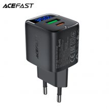 ACEFAST GaN 35W Fast Charging USB C Phone Charger For Samsung S25 S24 S23 PD QC Quick Charge Wall Adapter With LED Digit Display
