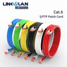 Cables Ethernet de red RJ45 Cat 6 SFTP C6 Cable de conexión Lan Snagless blindado 6 colores