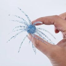 WEIHE NEUE 2,5g/8,7g Angeln Köder Seeigel Lockt PVC Weichen Köder Silikon Köder für Brassen Seebarsch mandarin Angeln Tilapia