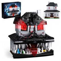 Monster House Building Block Set Horror Casa stregata Film Giocattoli creativi Decorazione regalo di Halloween per ragazzi Ragazze Adulti (750 pezzi)