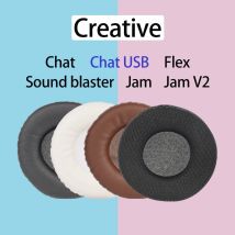 Cuscinetti per chat creativo Cuffie USB Cuscinetti auricolari flessibili Sound blaster Jam V2 Cuscinetti per cuffie Copri morbida rete in pelle di velluto