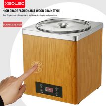 XEOLEO Commercial Pearl Pot 3L Stainless Steel Insulation Pot for Taro round pearl Pearl Cooker Sago Cooking Pot Bubble tea