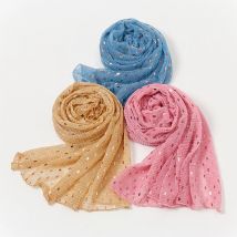 Mode muslimischen Pailletten Stoff Designer Schal Frauen Schal weiche dünne Pashmina Schals Stirnband Dame wickelt Hijab Stolen Schals