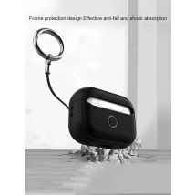 Leather Texture Case For Apple Airpods 1 2 3 4 Pro air pods Wrieless Bluetooth Earphone Protective Cover Anti-lost Headphone Bag