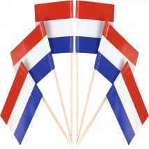 300Pcs Pack Holland Toothpick Flags Netherlands Food Picks Cake picks Cupcake Fruit Cocktail Sticks Dutch Toothpick Flags