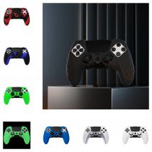 Custodia protettiva in silicone antiscivolo PlayVital per controller PS5 Edge, protezione in gomma con cappucci per impugnatura per pollice - Serie Guardian Edition