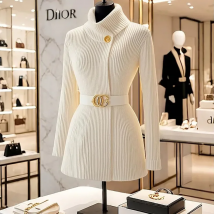 Einzigartiger, Super Schicker Schlanker Prominenten-Stil Damen-Pullover 2026 Herbst Winter Neue Strickpullover Damen-Oberbekleidung