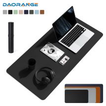 Multi Größe wasserdichtes Mauspad Büro Schreibtisch Schutz matte Desktop-Tastatur Schreibtisch Pu Leder Pad Gaming Mouse pad PC Zubehör