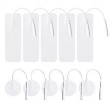 3x9 cm 3 cm Elettrodi Adesivo Stimolatore nervoso Autoadesiva per EMS Decine Unità Stimolatore muscolare elettrico Gel conduttivo