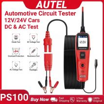 2026 Autel Powerscan PS100 Kfz-Stromkreisprüfer-System Auto-Elektrik-Testsonden-Set 12V/24V Kfz-Diagnose-Reparaturwerkzeuge